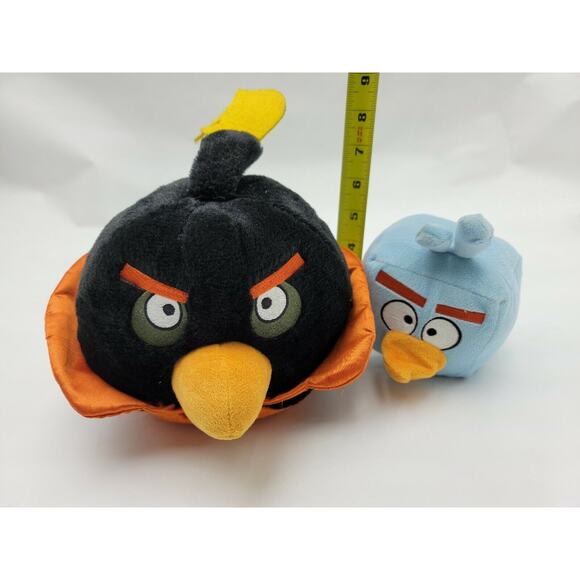 Lot Of 2 Angry Birds Plush Stuffed Animal Toy No Sound - Picture 10 of 10